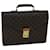 LOUIS VUITTON Monogram Serviette Conseiller Briefcase M53331 LV Auth 72531 Cloth  ref.1363951