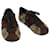 Zapatos de bebé GUCCI GG Canvas Web Sherry Line Beige Rojo Verde Auth 72077 Roja Lienzo  ref.1363965