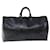 Louis Vuitton Epi Keepall 55 Sac Boston Noir Noir M42952 M. d'authentification LV128 Cuir  ref.1363998