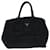PRADA Ribbon Hand Bag Nylon Black Auth 72955  ref.1364017