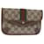 GUCCI GG Supreme Web Sherry Line Pouch PVC Beige Red 014 89 5205 auth 72829  ref.1364040