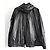 Sacai Luck Schwarzer Super-Flared Anorak-Mantel - Ansicht 4