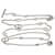 Hermès Collana lunga FARANDOLE 120 cm Argento Argento