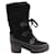 See by Chloé Suede Lace Up Boots Black Deerskin  ref.1364969