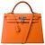 Hermès Sac HERMES Kelly 32 en Cuir Orange - 101890