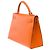 Hermès Sac HERMES Kelly 32 en Cuir Orange - 101890 - vue 6