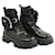 PRADA  Boots EU 38 leather Black  ref.1365109