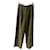 Autre Marque Isaac Mizrahi Seta / Pantalone in lino Verde  ref.1365129