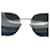 Louis Vuitton Gafas de Sol con Logo LV Plateadas Gris Metal  ref.1365152