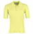 Camisa Polo Triângulo-Jacquard Bottega Veneta em Seda Amarela Amarelo Algodão  ref.1365496