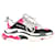 Scarpe da ginnastica Balenciaga Triple S in rosa/White/Poliuretano nero Plastica  ref.1365505