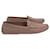 Tod's Penny Slot Gommino Driving Loafers in Nude Leather Brown Flesh Pony-style calfskin  ref.1365506