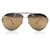 Gianni Versace Óculos de sol Versace Gold Metal Aviator Medusa Mod. 2249 65/14  ref.1365513