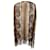 Etro Paisley Poncho in Beige Polyester Brown  ref.1365552