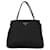 Prada Tessuto Logo Handbag Bolsa de lona em bom estado  ref.1365734