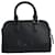 MCM Mini sac porté épaule Boston noir Cuir  ref.1365812