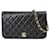 Timeless Chanel Matelassé Black Leather  ref.1365886