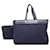 Hermès Hermes Herbag Marineblau Leinwand  ref.1365973