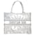 Tote tipo libro Dior blanco mediano Reve d'Infini Gris Lienzo Paño  ref.1366173