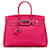 Hermès Epsom Birkin Retourne rosa 35 Cuero Becerro  ref.1366232