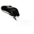 Chanel AirPods case Black Beige Leather Straw  ref.1366289
