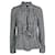 Chanel Nouvelle veste en tweed de soie à motif pied-de-poule avec boutons CC. Multicolore  ref.1366296