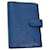 LOUIS VUITTON Epi Agenda PM Day Planner Cover Blue R20055 LV Auth 71947 Leather  ref.1366334