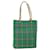 BURBERRY Nova Check Tote Bag Nylon Green Auth 73345  ref.1366367