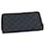 LOUIS VUITTON Damier Graphite Zippy Organizer Long Wallet N63077 LV Auth yk11989  ref.1366371