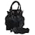 BALENCIAGA Giant Mini Pom Pom Hand Bag Leather 2way Black 285439 Auth yk12032  ref.1366429