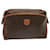 Céline CELINE Macadam Pochette en Toile PVC Marron Auth bs14049  ref.1366444