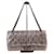 Chanel Leather shoulder handbag Silvery  ref.1366546