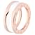 Bulgari Bvlgari B.Zero1 Ring in 750 Pink Gold and White Ceramic (8.3g, Size 51) Golden Yellow gold  ref.1366758
