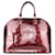 Louis Vuitton Alma GM Vernis Monogram Handbag Red Cloth  ref.1366783