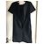 Vestido Chanel preto de lã com mangas curtas - vista 4