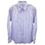 Alexander Wang Oversized Striped Shirt in Blue Cotton  ref.1366823