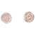 & Other Stories [LuxUness] 18k Gold Rose Quartz Stud Earrings Gemstones Earrings in Excellent condition  ref.1366938