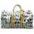 Louis Vuitton Brown x Stephen Sprouse Monogram Graffiti Keepall 50 Leather Cloth  ref.1367137