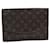 Louis Vuitton Clutch bags Brown Cloth  ref.1367236