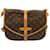 Saumur Louis Vuitton Handbags Brown Cloth  ref.1367297
