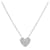 Tiffany & Co Heart Silvery White gold  ref.1367315