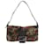 Fendi Mamma Baguette Toile Marron  ref.1367321