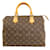 Speedy Louis Vuitton Travel bag Brown Cloth  ref.1367429