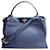 Peekaboo Fendi Bolsas Azul Couro  ref.1367575