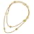 Chanel Colares Dourado Metal  ref.1367732