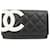 Chanel Geldbörsen, Brieftaschen, Etuis Schwarz Leder  ref.1367735