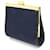 Dior Geldbörsen, Brieftaschen, Etuis Marineblau Leinwand  ref.1367784