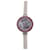 BULGARI WATCH B ZERO 1 BZ22S 22 MM QUARTZ PALLADIAN STEEL GARNET PINK WATCH Silvery  ref.1367902