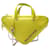 BALENCIAGA TRIANGLE DUFFLE XS BOLSA 527272 BOLSA DE MÃO CROSSBODY DE COURO Amarelo  ref.1367942