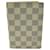 PORTEFEUILLE LOUIS VUITTON COUVERTURE PASSEPORT DAMIER AZUR CARTES WALLET Toile Blanc  ref.1367957